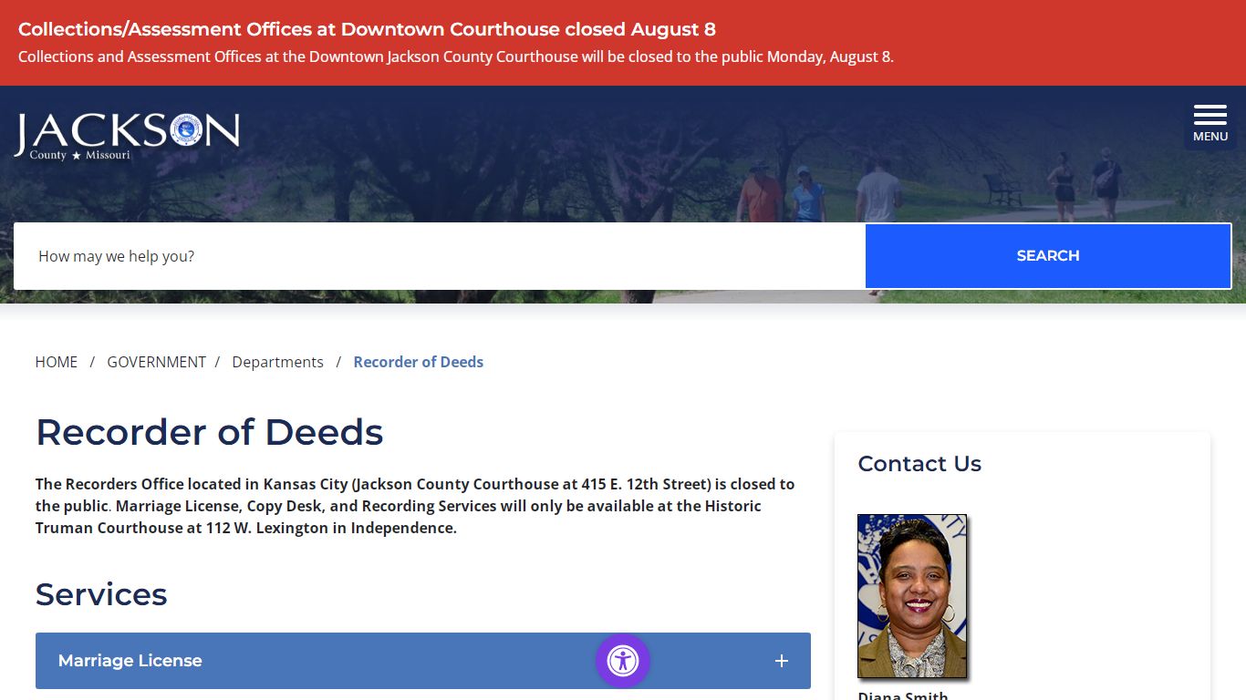 Recorder of Deeds - Jackson County MO